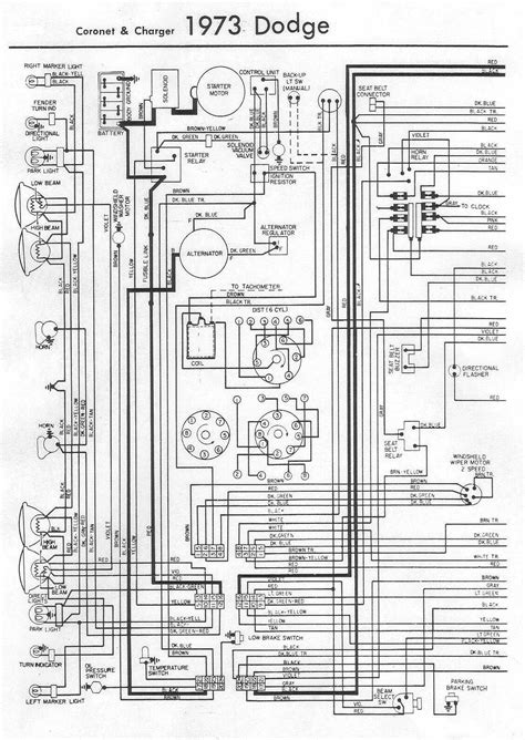 1972 Dodge Coronet Charger 72 Chrysler Corporation Wiring Guide Diagram