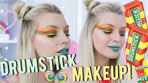 Drumstick Lolly Candy Makeup Tutorial Youtube