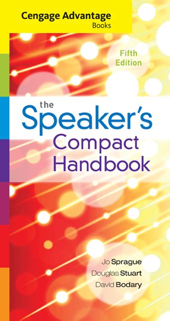 Cengage Advantage Books The Speakers Compact Handbook 5th Edition