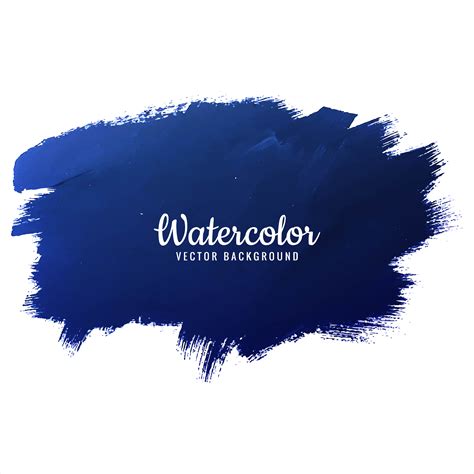Watercolor Blue Splash Design Vector 261711 Vector Art At Vecteezy