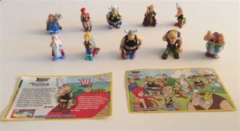 KINDER série complète Asterix et les Vikings 10 BPZ Fr 2006 EUR