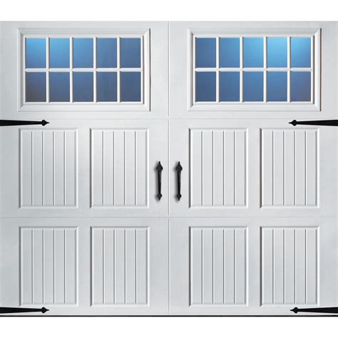 Amarr Classica 2000 White Carriage House Garage Door Multiple Options