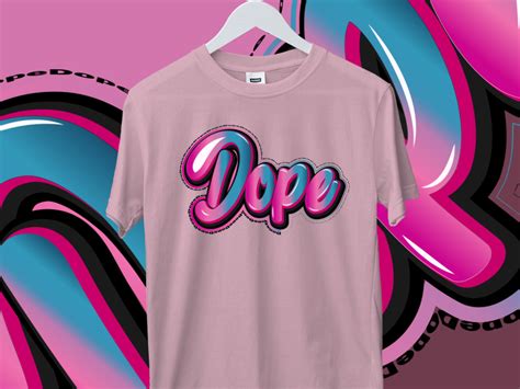 Dope T Shirt Design By Merchgraphic On Dribbble