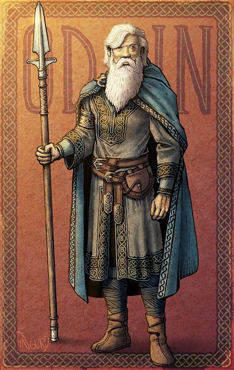 Historically Accurate Norse Gods Odin By Ingvardtheterrible Norse