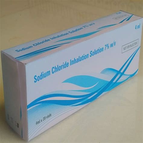Hypertonic Saline For Inhalation Sodium Chloride 7 For Commercial