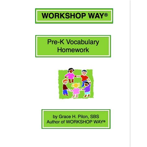 Pre K Vocabulary Homework · Workshop Way