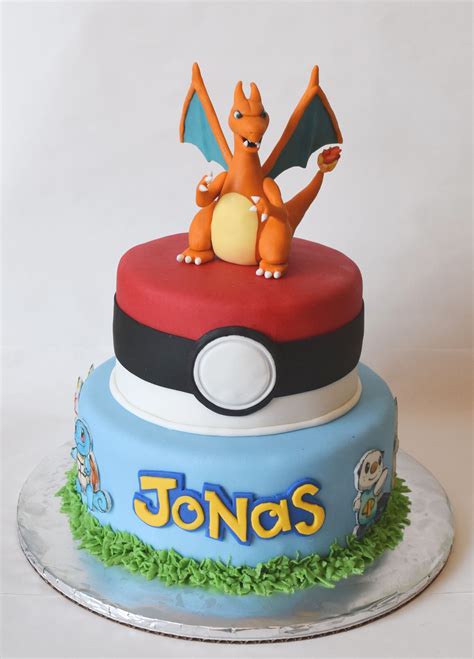 Pokemon Charzard Cake Pokemon Birthday Cake Pokemon Birthday