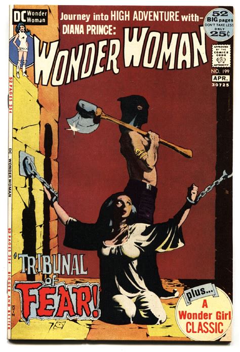 Wonder Woman 199 1972 Jeff Jones Horror Cover Dc Bondage Cover