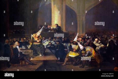 Szene Der Inquisition Von Francisco De Goya Y Lucientes Ca 1814 1816