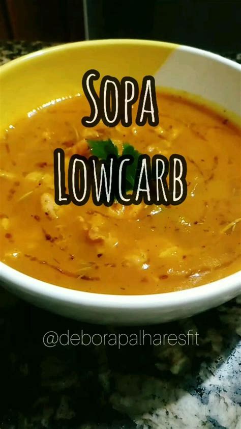 Sopa Lowcarb Receitas Culinárias Saudáveis Sopas Low Carb Receitas