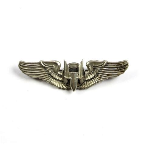 44th Collectors Avenue Usaaf 3in Gunner Pin Back Wings Ns Meyer