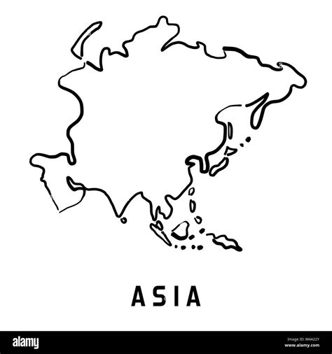 Mapa De Asia Con Nombres Para Colorear 4 Dibujo Images