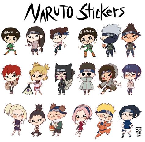 Naruto Meow Stickers By Waxsnake On Deviantart Stickers Naruto