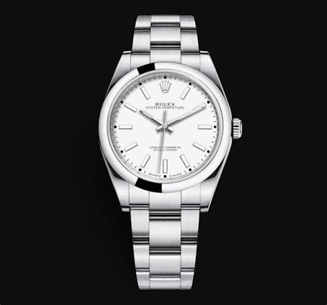 Rolex Oyster Perpetual 39 White Dial Ref 114300 And Oyster Perpetual