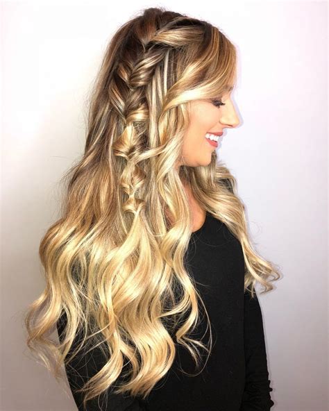 Faux Braid Hairstyle Blond Hairstyles Date Hairstyles Going Out Hairstyles Straight