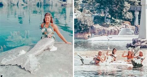 Disneyland Used To Have Real Mermaids Within The Theme Park Well Sort