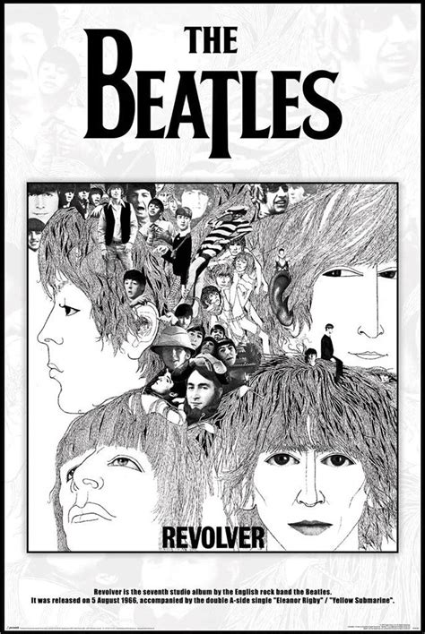 Poster The Beatles Revolver Album Cover Wall Art Ts