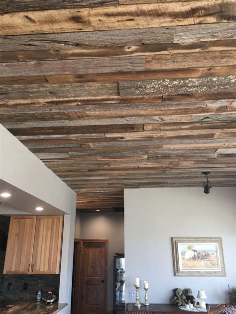 Reclaimed Wood Home Remodel Barn Wood Ceiling Wood Ceilings Wood