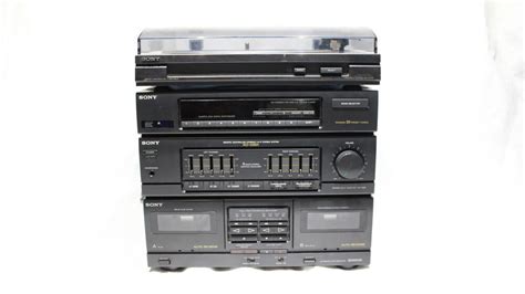 Sony Hst D501cdm Stereo Stack Music System With Ps Lx47p Turntable Ebay