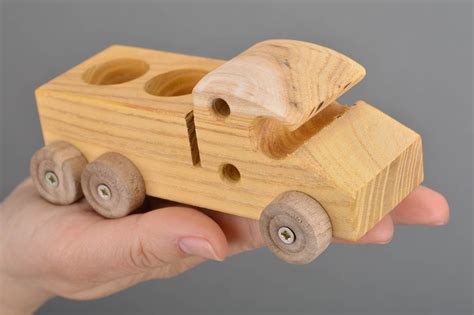 Cómo preguntar con desde y hace. Coche de madera camión juguete hecho a mano ecológico ...
