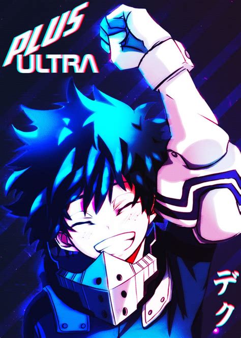 Anime Mha Deku Poster By Reo Anime Displate Anime Cool Anime