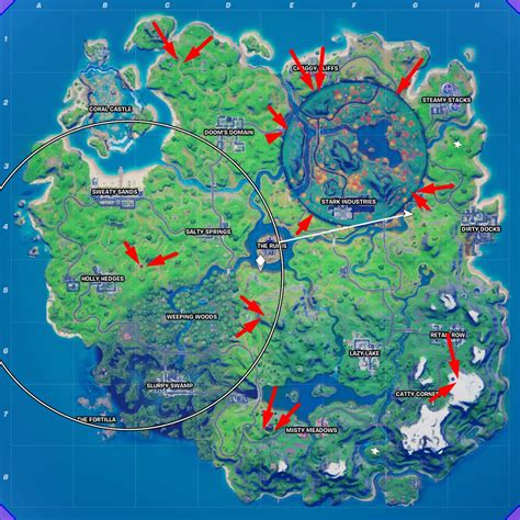 Fortnite Rift Locations Rift Spawn Locations For 4bf