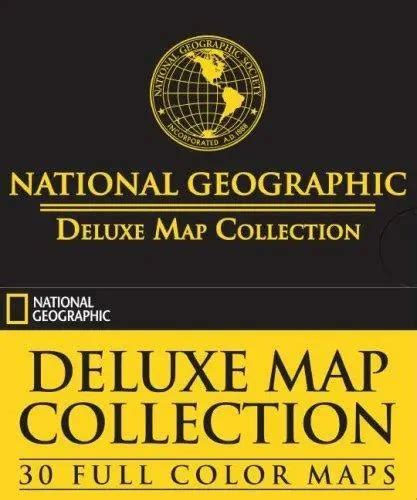 National Geographic Deluxe Map Collection 30 Full Color Maps 12689
