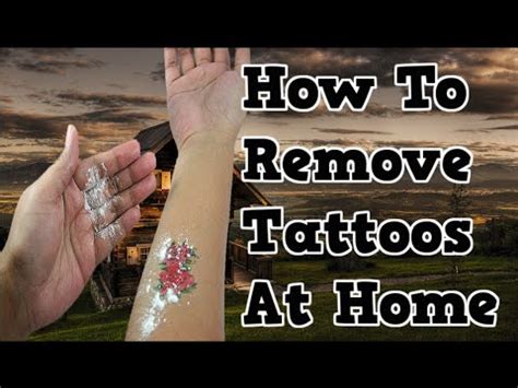 Once you're done, apply antibiotic ointment and cover the area for 3 days. How To Remove Tattoos At Home, Can You Remove A Tattoo ...