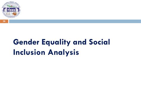 Ppt Gender Equality And Social Inclusion Powerpoint Presentation