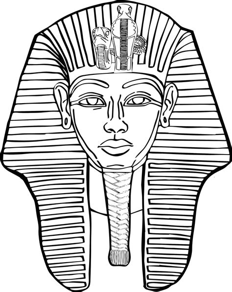 How To Draw King Tut King Tut Coloring Page