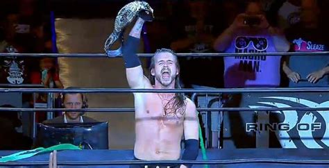 Indy News Adam Cole Becomes The New Roh World Champion