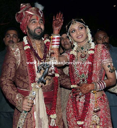 Bollywood Actress Shilpa Shettys Wedding Jewellery Latest Indian
