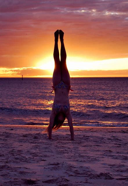 Handstand Glenelg Beach Flickr Photo Sharing