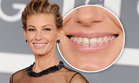 Grammys 2013 Working On That Hollywood Smile Faith Hill Shows Off Her