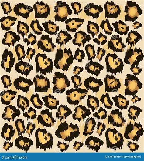 Leopard Cheetah Skin Seamless Pattern Stylized Spotted Leopard Skin Background For Fashion