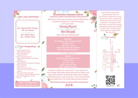 Undangan nikah format undangan via whatsapp. Download Template Undangan Pernikahan CDR Gratis | Guru Corel