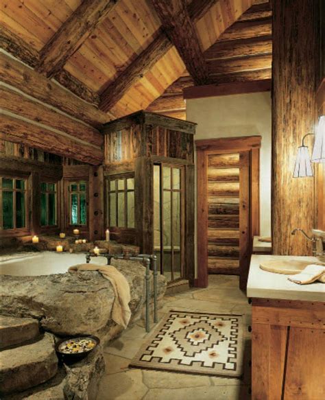 Rustichouses Log Cabin Bathrooms Cabin