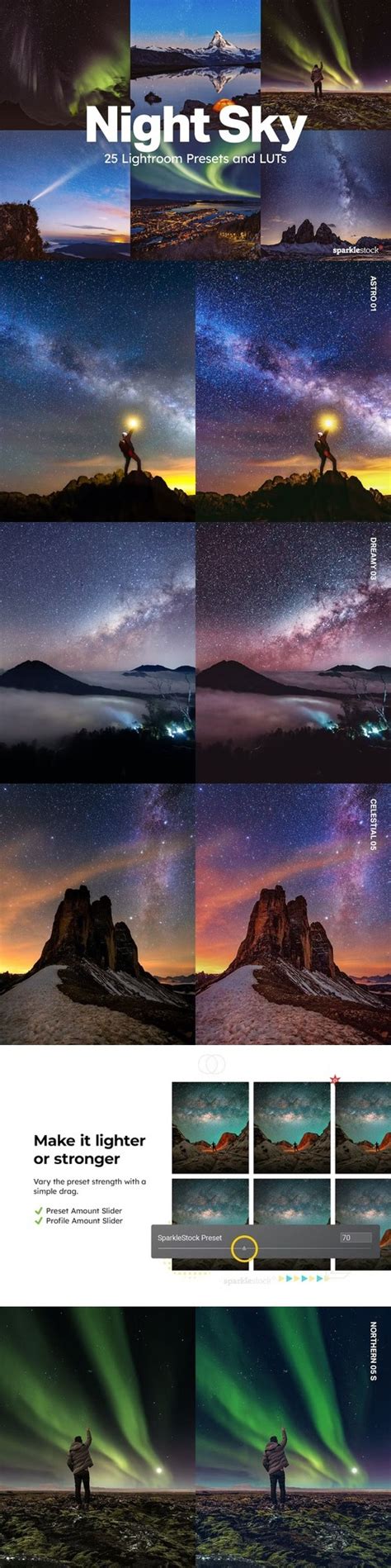 25 Night Sky Lightroom Presets And Luts Avaxhome
