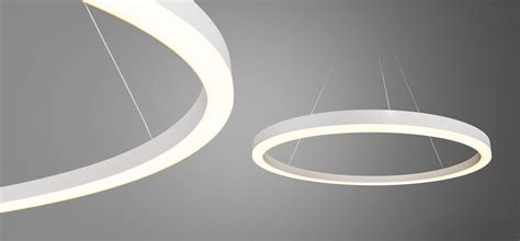 Commercial Led Circular Ring Pendant Light Custom Made 6008001000