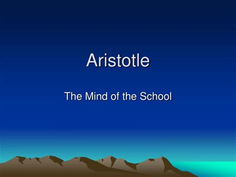 Ppt Aristotle Powerpoint Presentation Free Download Id5306400