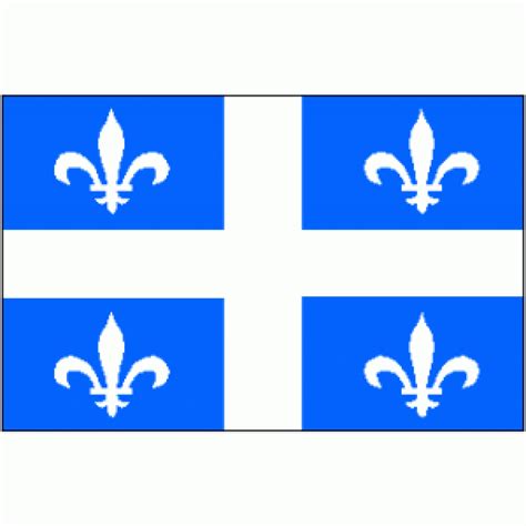 Quebec Provincial Flag Canada 3 X 5 Ft Standard
