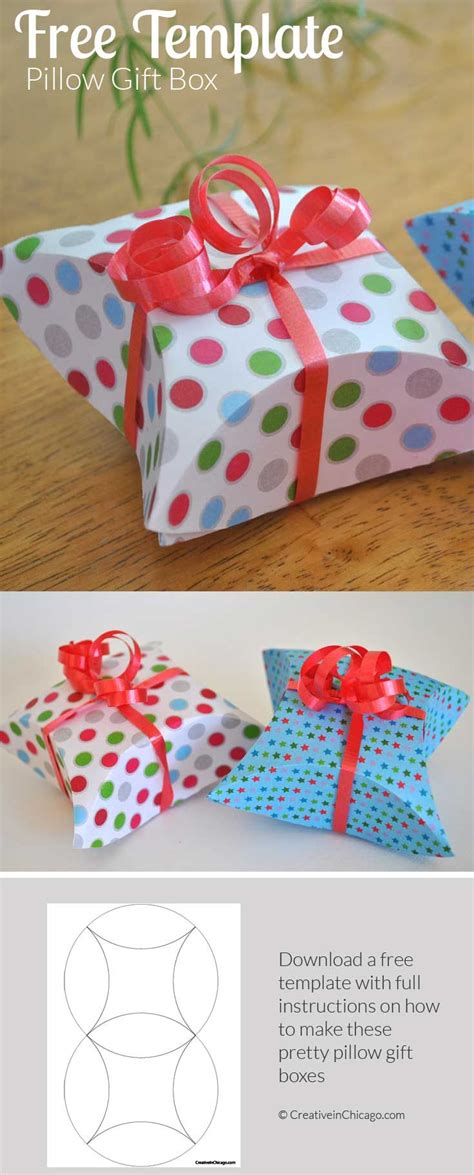 How To Make A Pillow T Box With Free Template T Box Template
