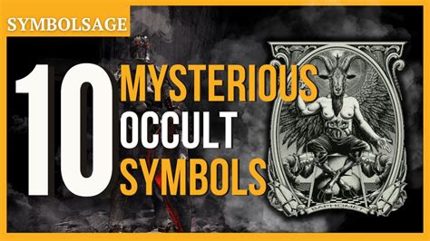 10 Mysterious Occult Symbols And Their Meanings Symbolsage Youtube