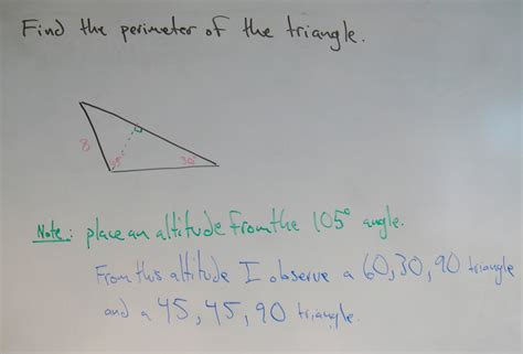 Perimeter of a triangle is the sum of lengths of its three sides. Math Knowledge Now: finding the perimeter of a scalene ...