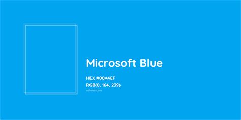 About Microsoft Blue Color Color Codes Similar Colors And Paints Colorxs Com