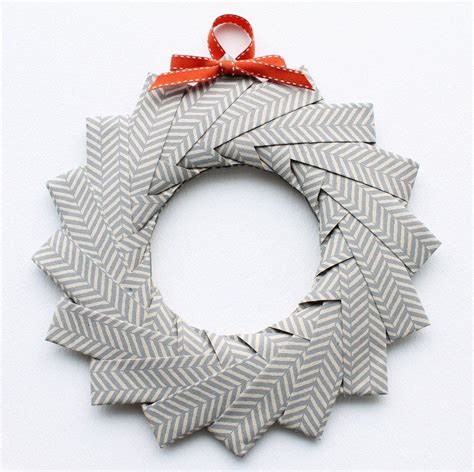 Diy Origami Wreath Tutorial Origami Wreath