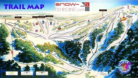 Selwyn Snowfields Mapa De Pistas Y Caminos