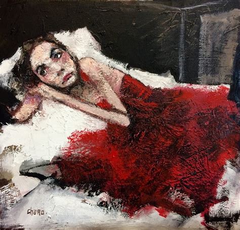 La Petite Robe Rouge Catherine Haro Artiste Peintre Catherine Haro