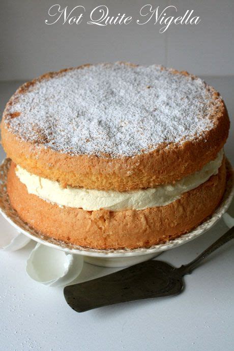 Great sponge cake recipe, works perfect. Duck Egg Sponge Cake recipe @ Not Quite Nigella