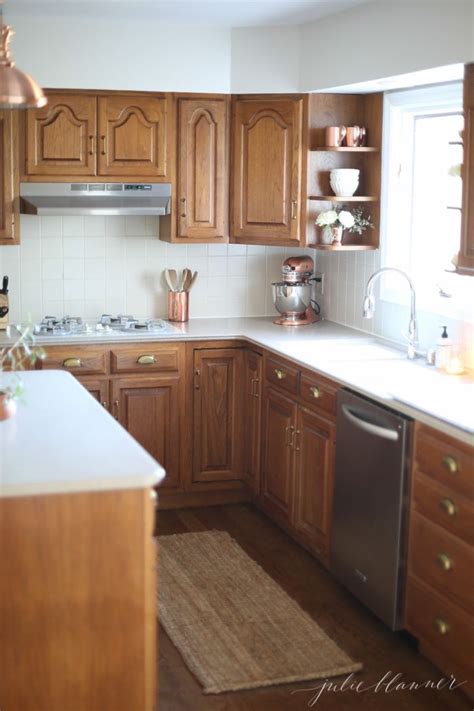 4 Ideas How To Update Oak Wood Cabinets New Kitchen Cabinets